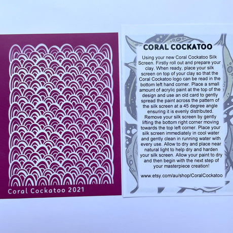Mermaid Scales Silk Screen 020