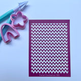 Chevron Zig Zags Silk Screen