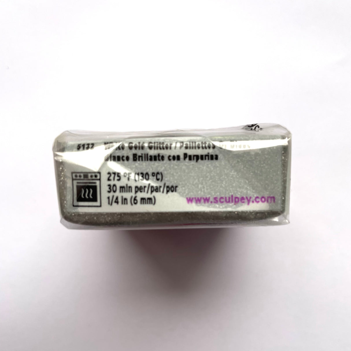 Sculpey Premo - White Gold Glitter