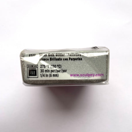 Sculpey Premo - White Gold Glitter