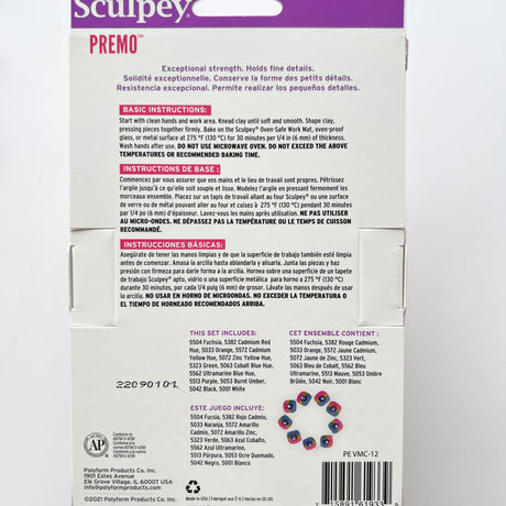 Sculpey Premo Multipack - Classic Colours