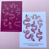 Floral Snake Silk Screen