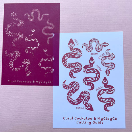 Floral Snake Silk Screen