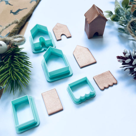 3D Gingerbread House Cutter Set