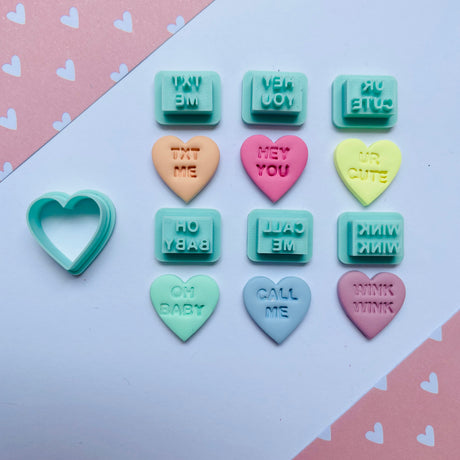 Candy Heart Stud Packs