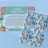 Watercolour Boho Birds of Paradise Waterslide Transfer Decal