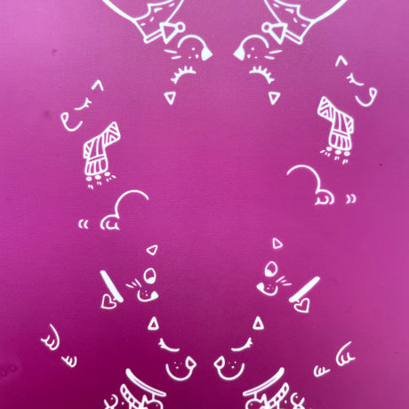 Cat Silk Screen