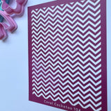 Zig Zags Silk Screen