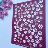 Pawprints of Love Silk Screen