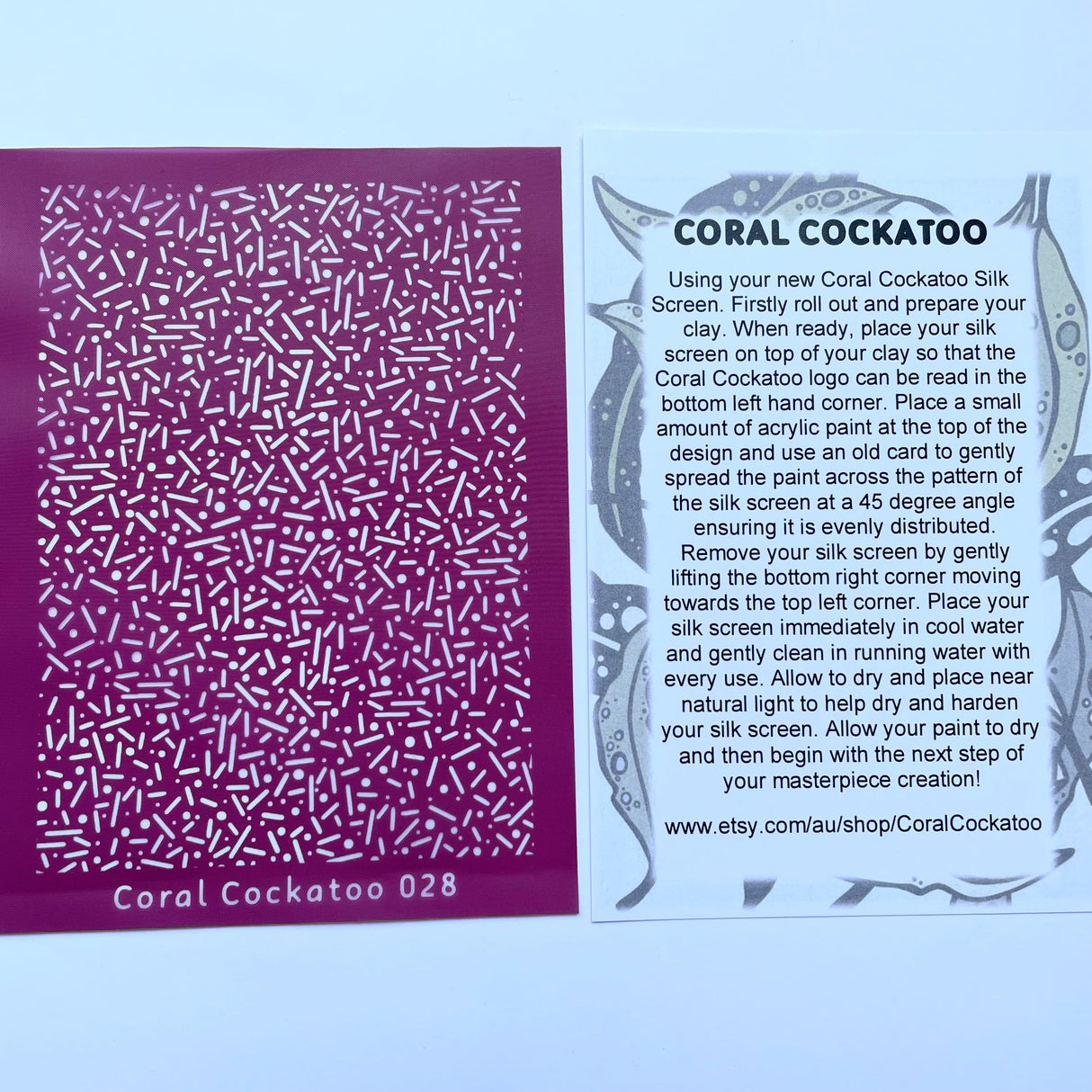 Micro Sprinkles Silk Screen