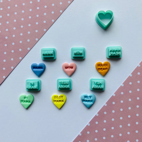 Candy Heart Stud Packs