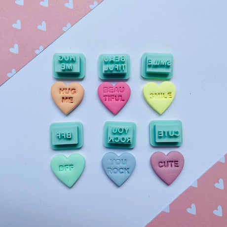 Candy Heart Stud Packs
