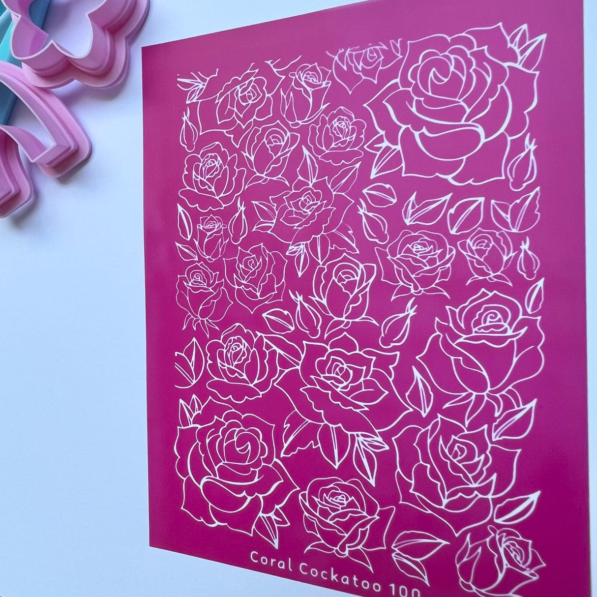 Roses Silk Screen 100