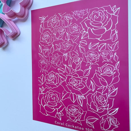 Roses Silk Screen 100