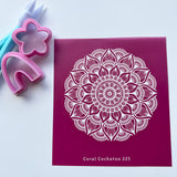 Mandala Trinket Dish Silk Screen