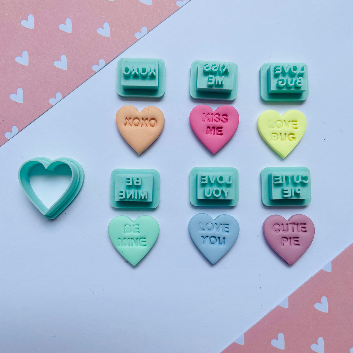 Candy Heart Stud Packs