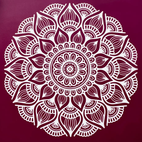 Mandala Trinket Dish Silk Screen