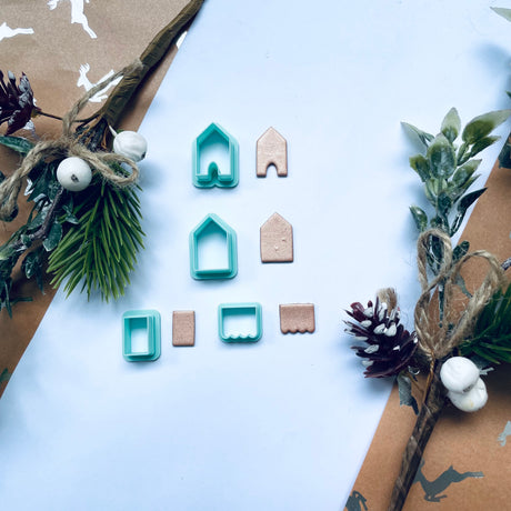 3D Gingerbread House Cutter Set