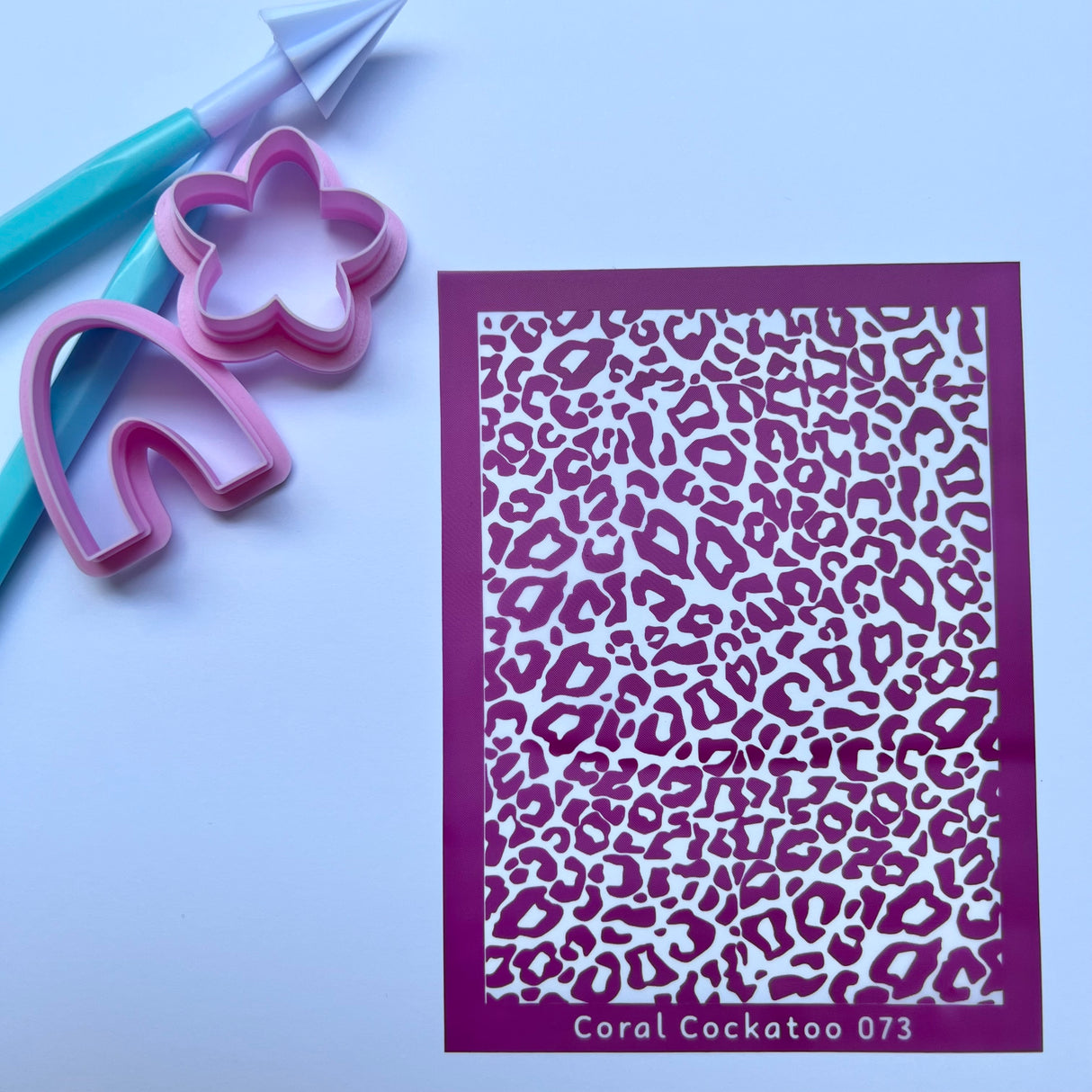 Inverted Mini Leopard Print Silk Screen