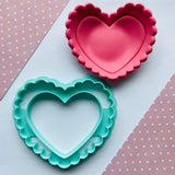 Scalloped Heart Decor Cutter STL - digital download