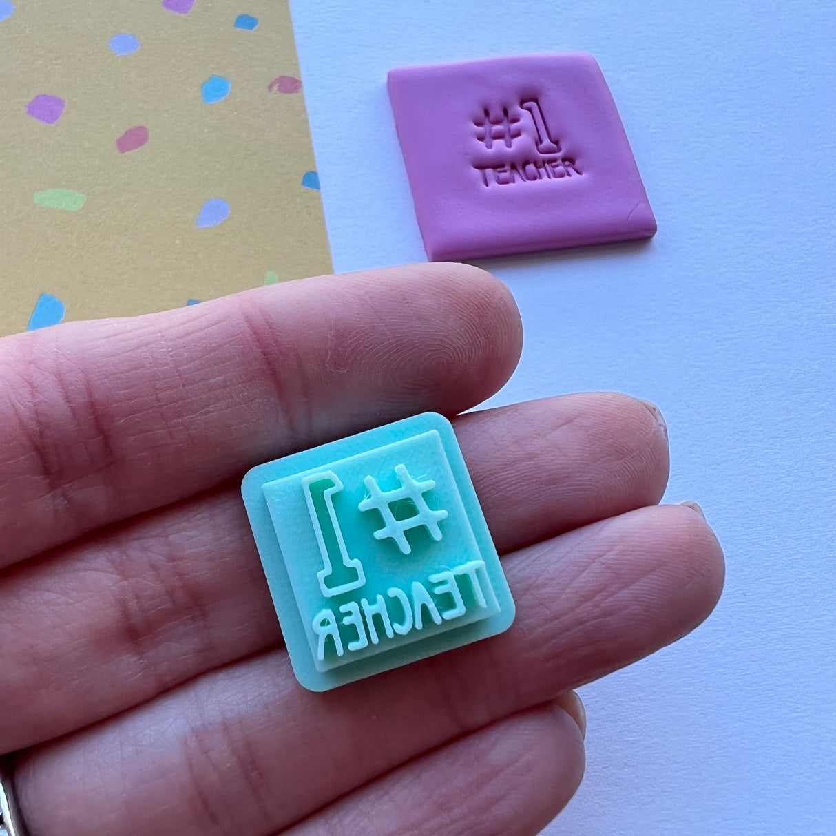 #1 Teacher Stamp