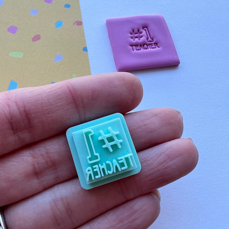#1 Teacher Stamp