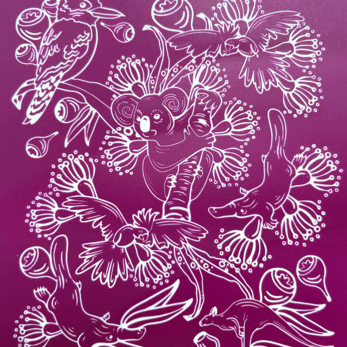 Australian Animals Silk Screen