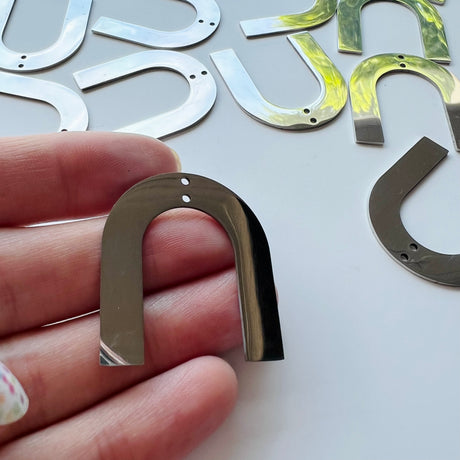 Perfect Arch Charms - Stainless Steel - 10 pack