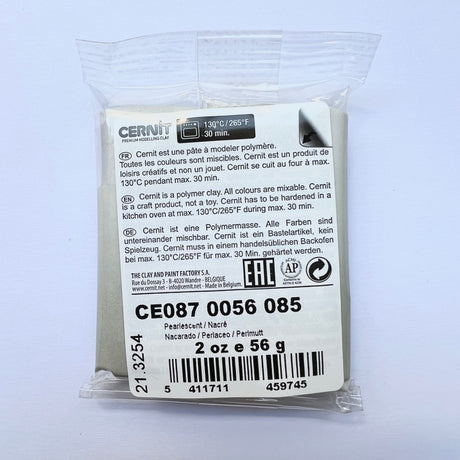 Cernit Metallic - Pearlescent White