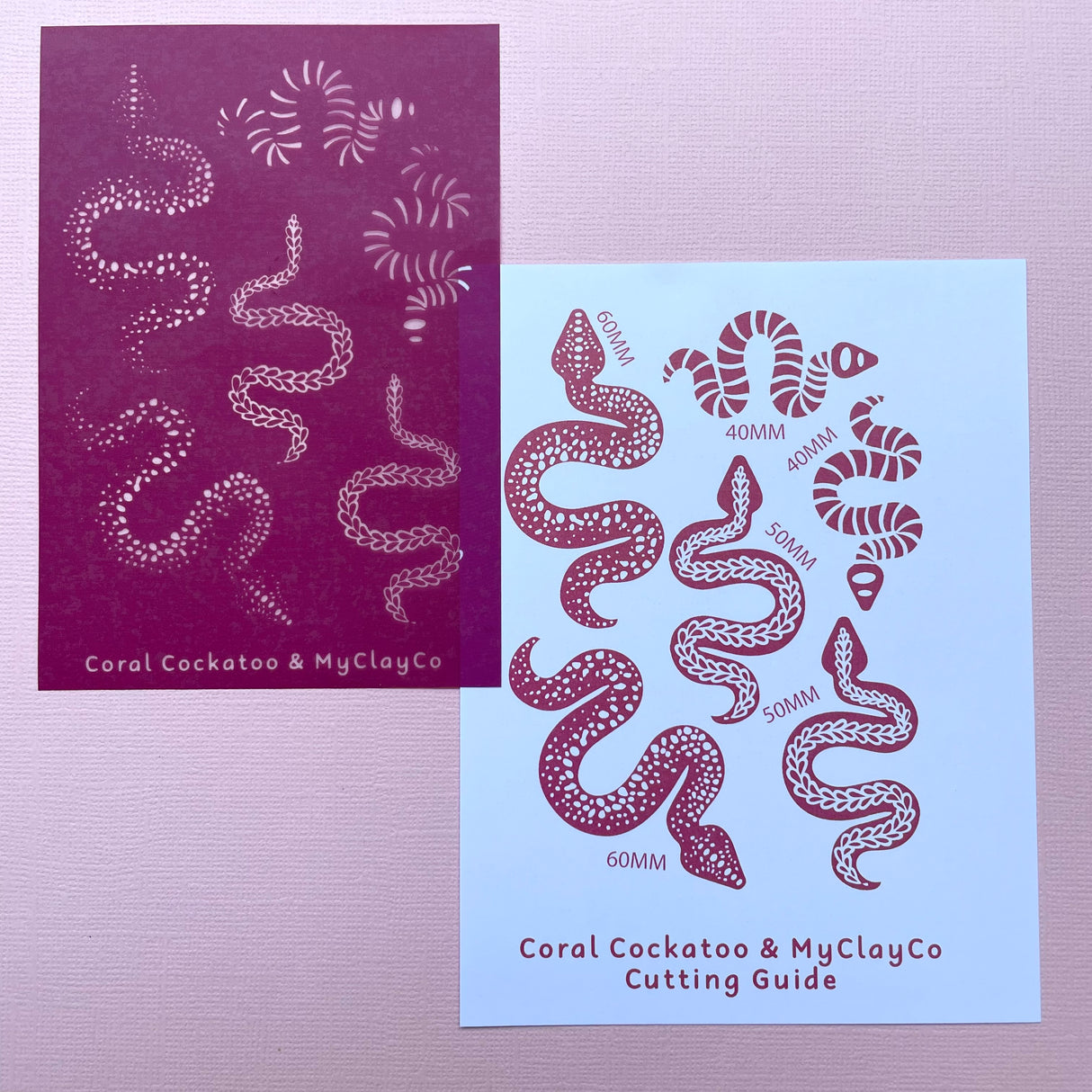 Patterned Snake Silk Screen