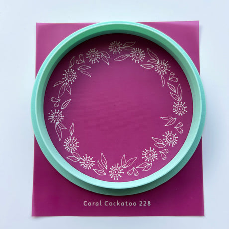Eucalyptus Blossom and Gumnuts Trinket Dish Silk Screen 228