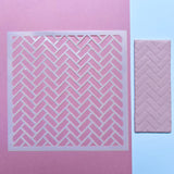 Herringbone Stencil