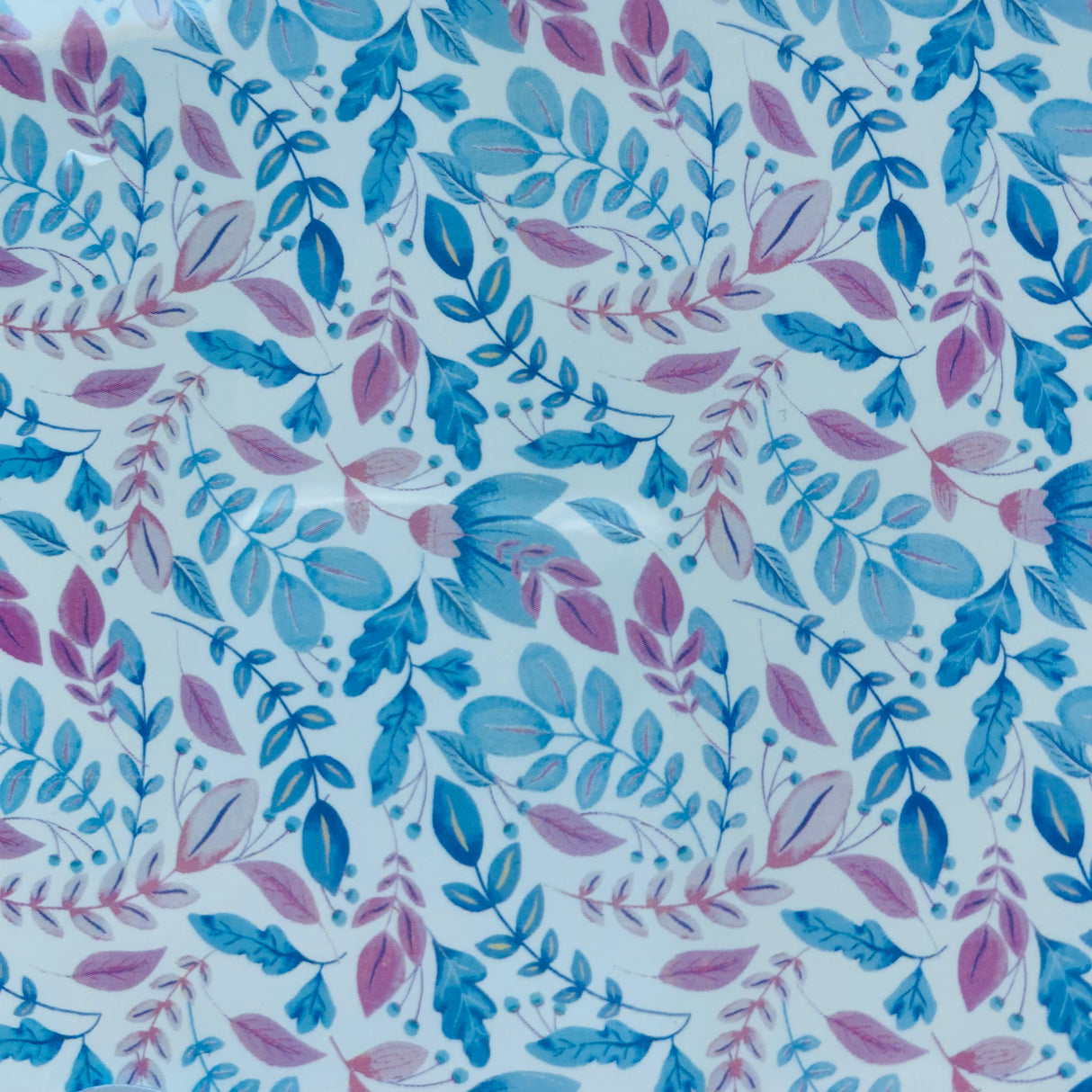 Pastel Folk Vines & Flowers Water Transfer Decal