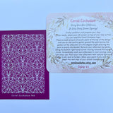 Art Nouveau Butterflies Silk Screen 146