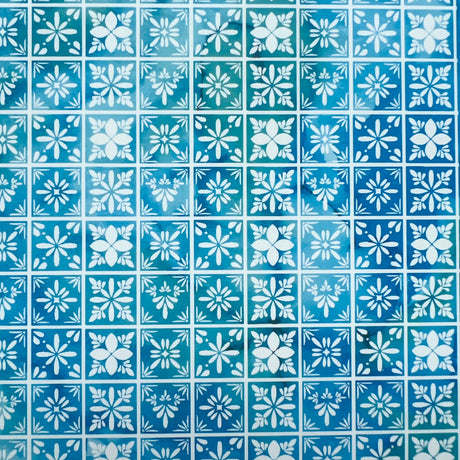 Watercolour Blue Mini Kitchen Tiles Waterslide Transfer Decal