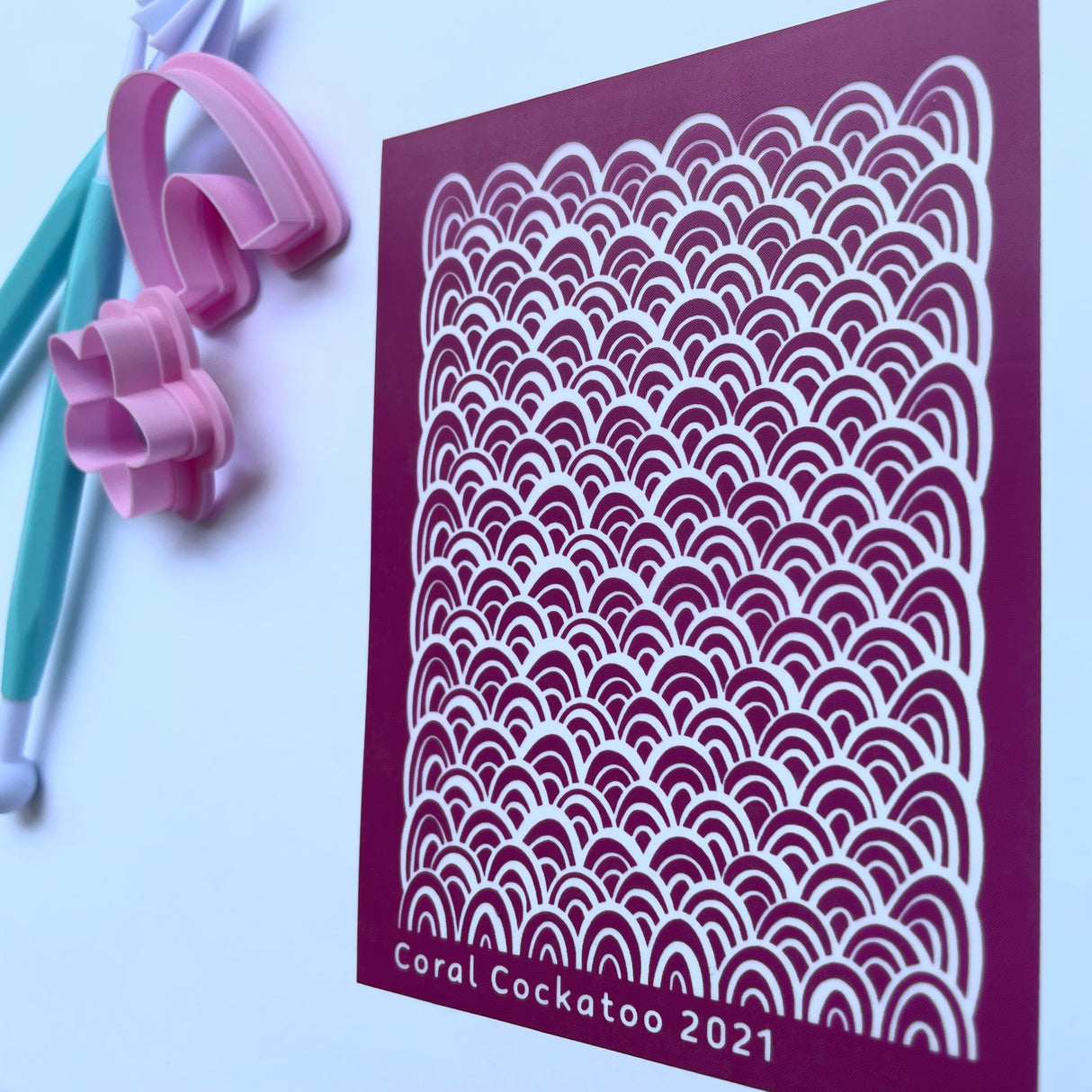 Mermaid Scales Silk Screen 020
