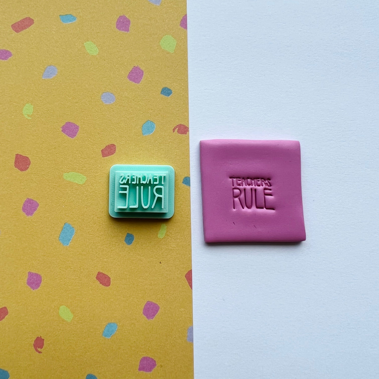 Teachers Rule Stamp