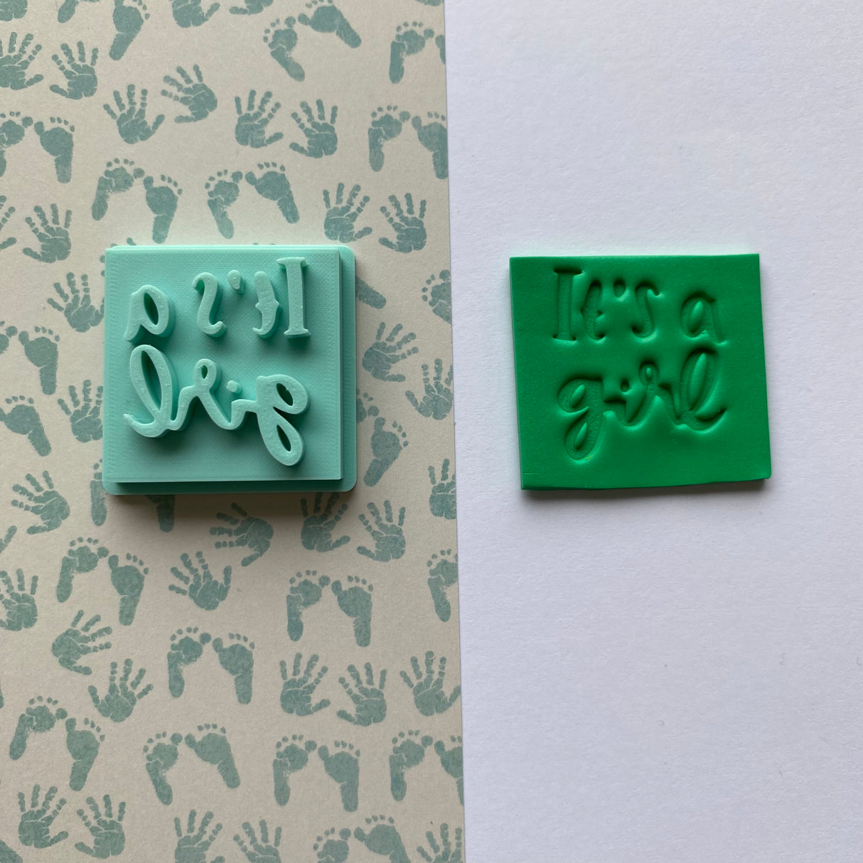 It’s a Girl Stamp