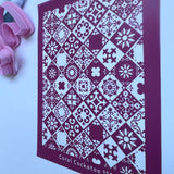 Fiona's Kitchen Tiles Silk Screen 151