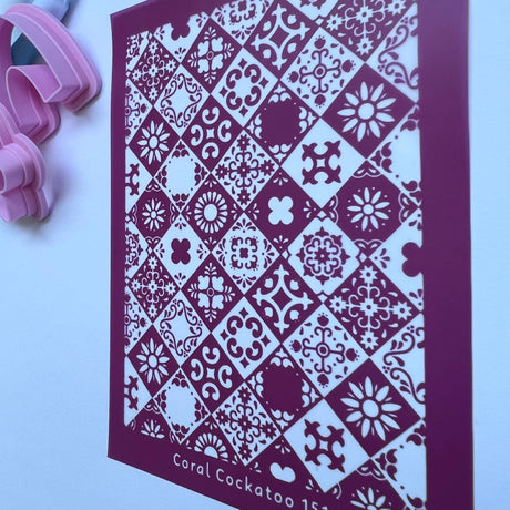 Fiona's Kitchen Tiles Silk Screen 151