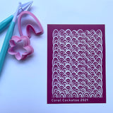 Mermaid Scales Silk Screen 020