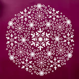Snowflakes Trinket Dish Silk Screen
