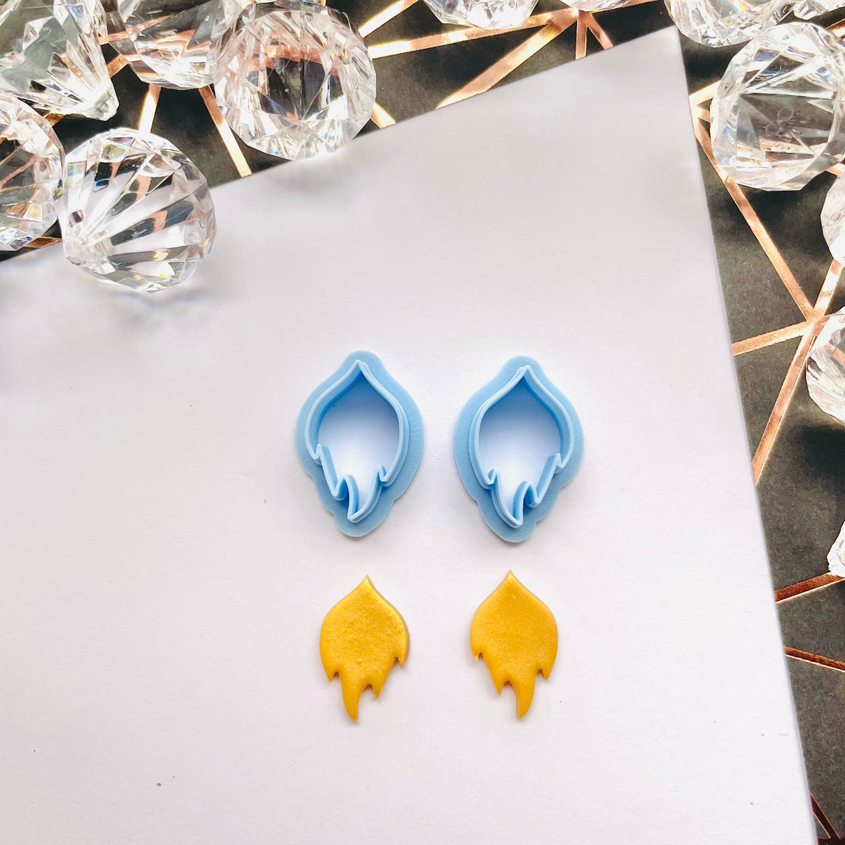 Flame Mirrored Cutter Set