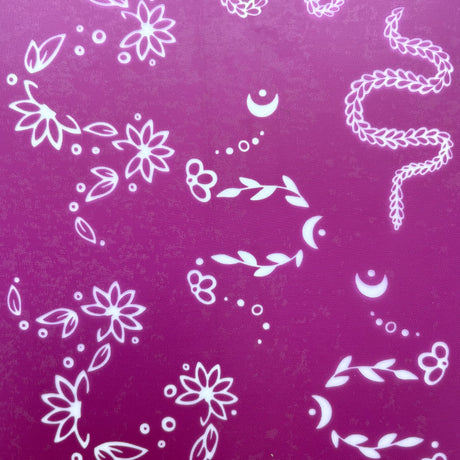Floral Snake Silk Screen
